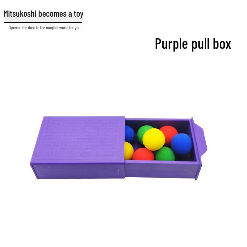 Purple Magic Vanishing Box for Kids - Close-Up Trick Prop