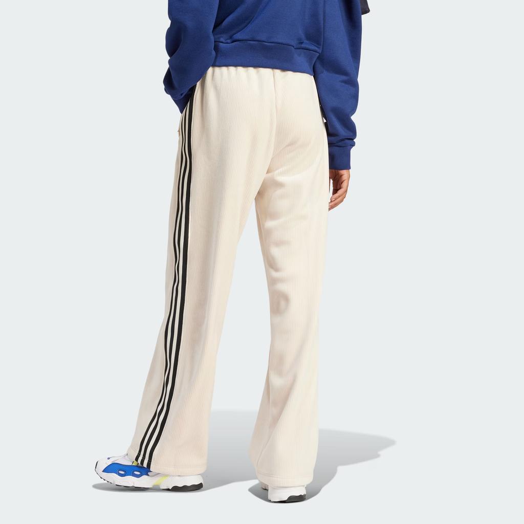 Adidas Originals Premium Beckenbauer Luxe Track Pants With Three Stripes And Elastic Waist Women Bottoms Wonder-White IY2911
