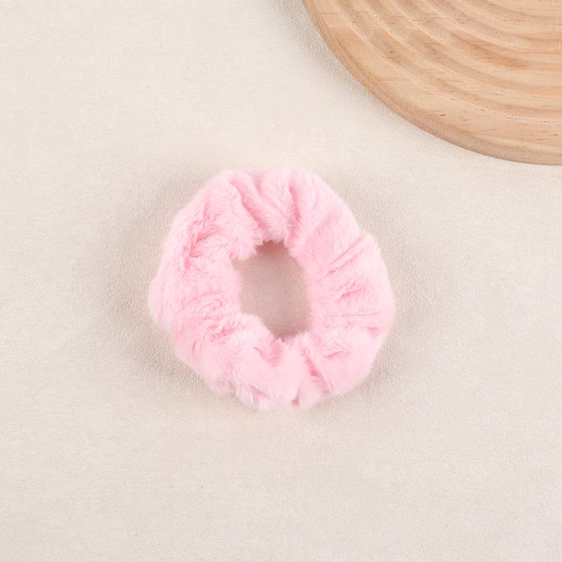 Elastico per Capelli in Peluche Colorato Caldo - Elastico ad Alta Elasticità per Coda di Cavallo per Autunno e Inverno