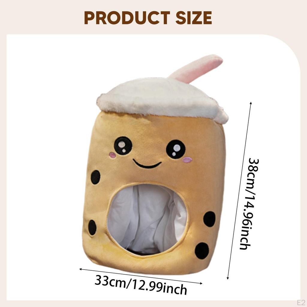 Milk Tea Hat Cute Photography Prop for Carnival Theme Party Stage Performance