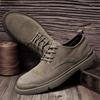 Fashion Mens Shoes Casual Luxury Leather Sneakers Male Comfortable Suede Shoes Spring Autumn Lace-up Solid Walking Shoes Zapatos Hombre