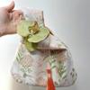 Flower Pendant Lunch Bag Cosmetic Bag New Chinese Style Handbag Tassel Knot Wrist Bag Small Item Pouch Cheongsam Accessories