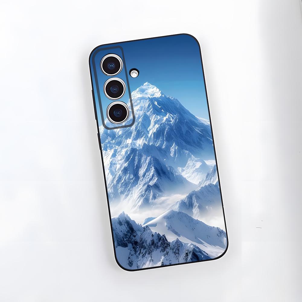 Snow Mountain Phone Case For Samsung S26 S25 Plus S20 S20 Plus S22 Ultra S23 FE S21 Plus S21 Ultra Soft Cover