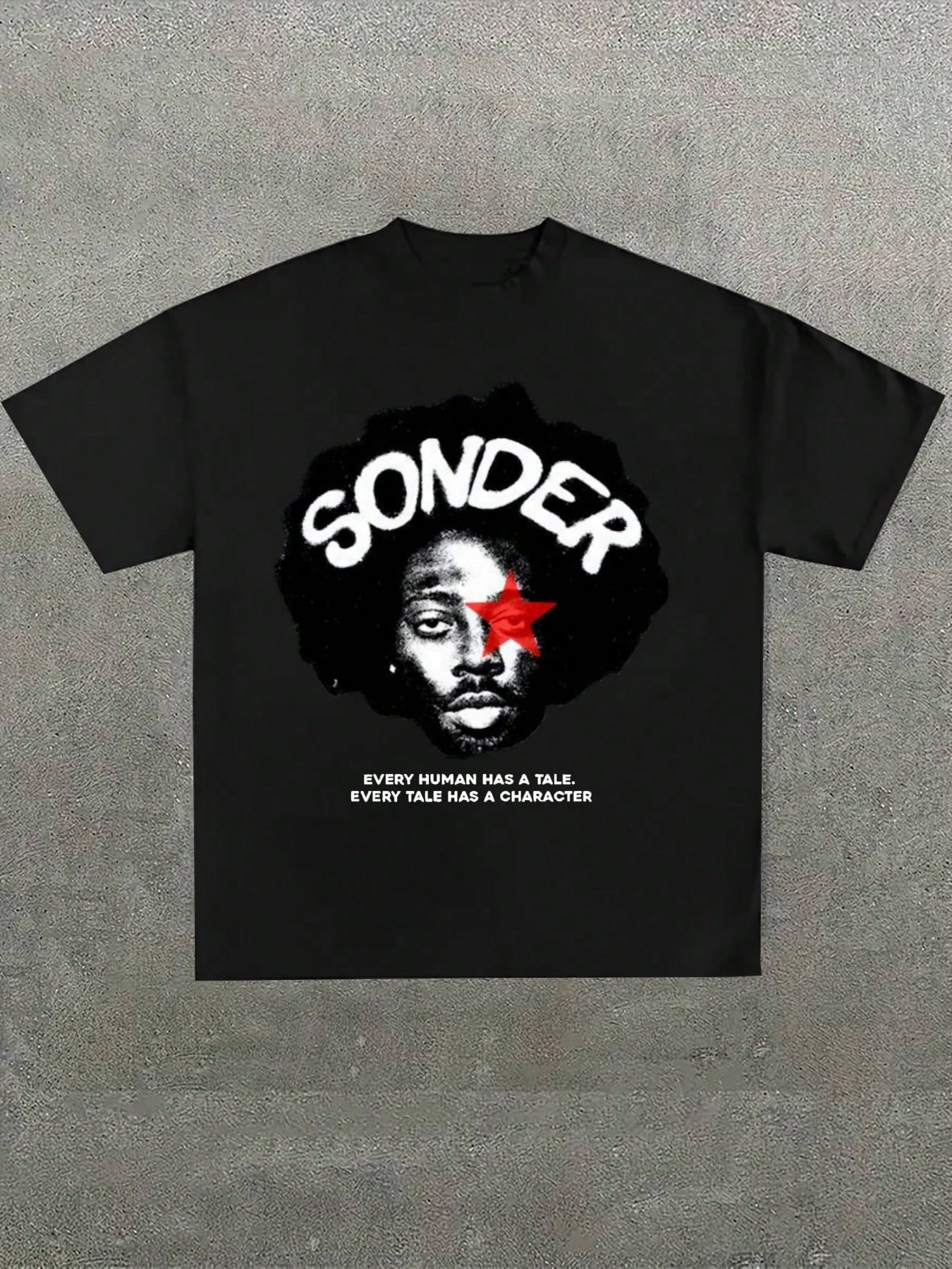 

Sonder Brent Faiya.Z Casual Print Summer T-shirt Comfortable And Versatile Letter Pattern Cotton Tee Casual Retro Y2K Tee Tops 4XL