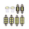 8x SMD LED Interior Lighting Set White 12V For VW Golf 6 VI 5K1 GTI GT R TSI