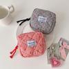 Cherries Decoration Sanitary Pad Storage Bag Water Resistant Practical Polyester Organizer For Travel Cosmetic