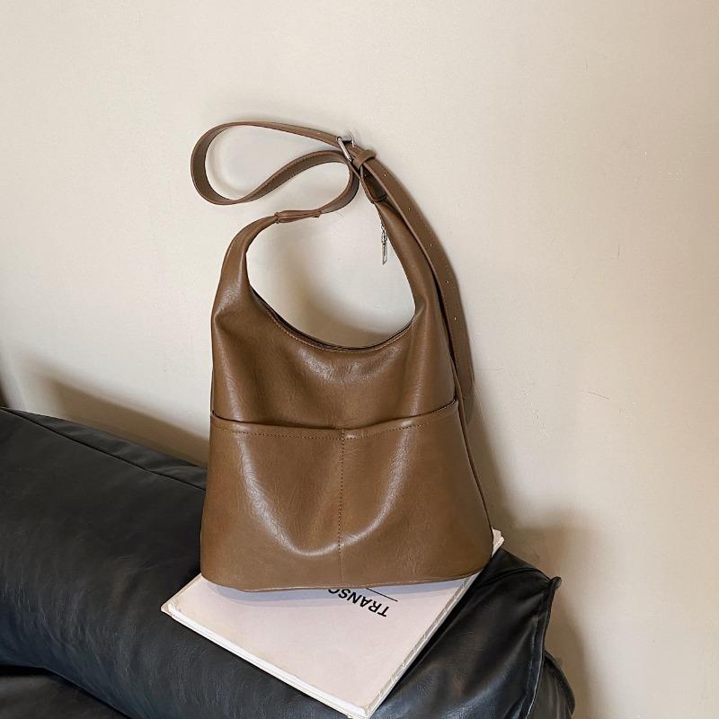 

Новая ретро премиальная текстура сумка подмышку женская универсальная модная сумка-тоут большой вместимости сумка через плечо