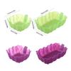 2/4Pcs Lunch Dividers Dish Cups Salad Dressing Containers Reusable Resin Kids Bento Box Dividers