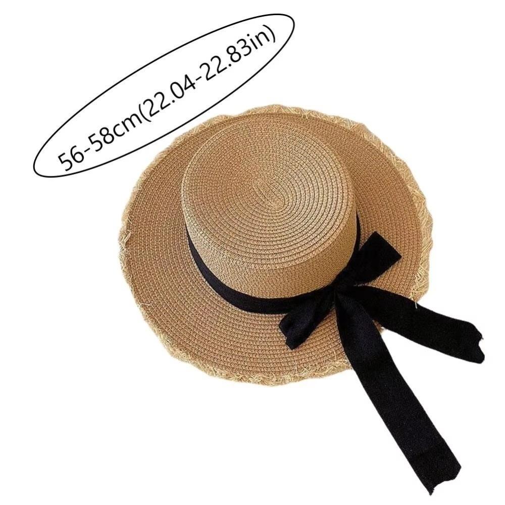 Wide Brim Fisherman Hat Breathable Beach Hat Casual Panama Hat Spring and Summer