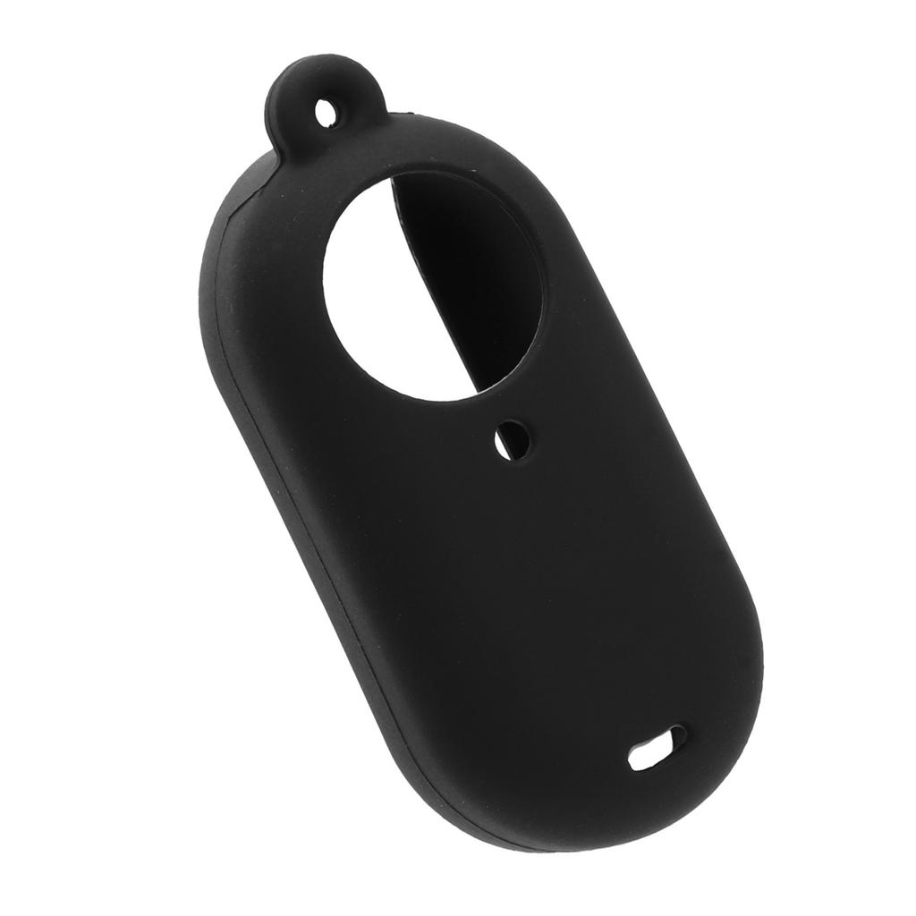 Silicone Protective Case Set for GO 3S Thumb Camera Protective Cover and Lens Cap with Lanyard Black