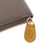 Cowhide Coin Case with Card Storage
