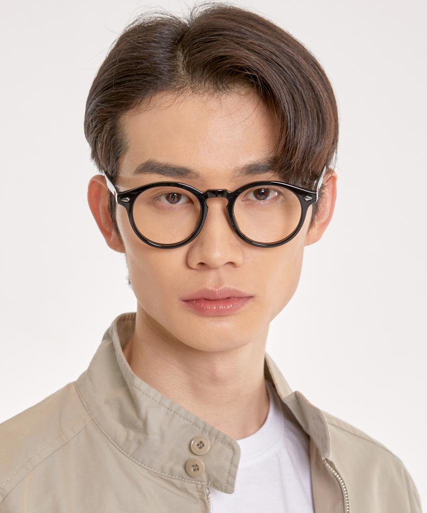 Eseubika Clay-C01 Blue Light Horn-Rimmed Glasses