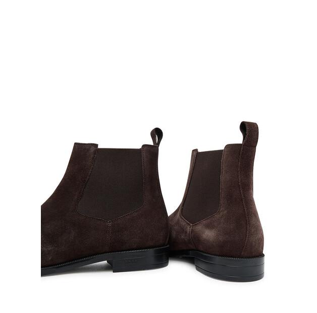 Коричневые ботильоны BOSS Tayil 50548229