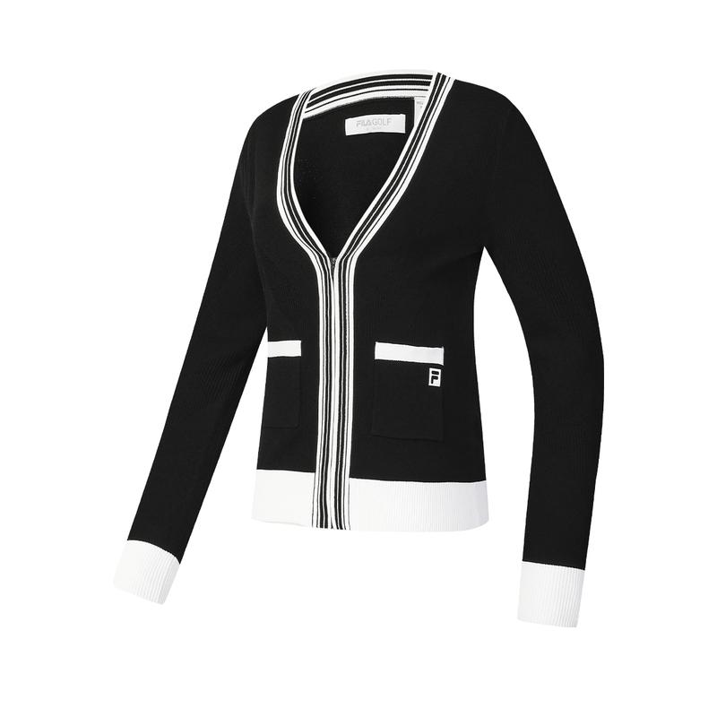 

New FILA Knitwear Women s Pitch Black A11W435405FBK 165/84A/M