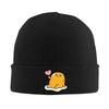 Yellow Egg Holding Pink Heart Love Unisex Women Unisex Knitted Hat Beanie Pullover Cap Winter Thermal Warm Christmas Outdoor C