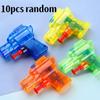 5/10 Stück Mini Transparente Wasserpistole Spielzeug Kleine Spritzpistole für Kinder Sommer Outdoor Strand Pool Party Wasserschlacht Spiele und Geschenk