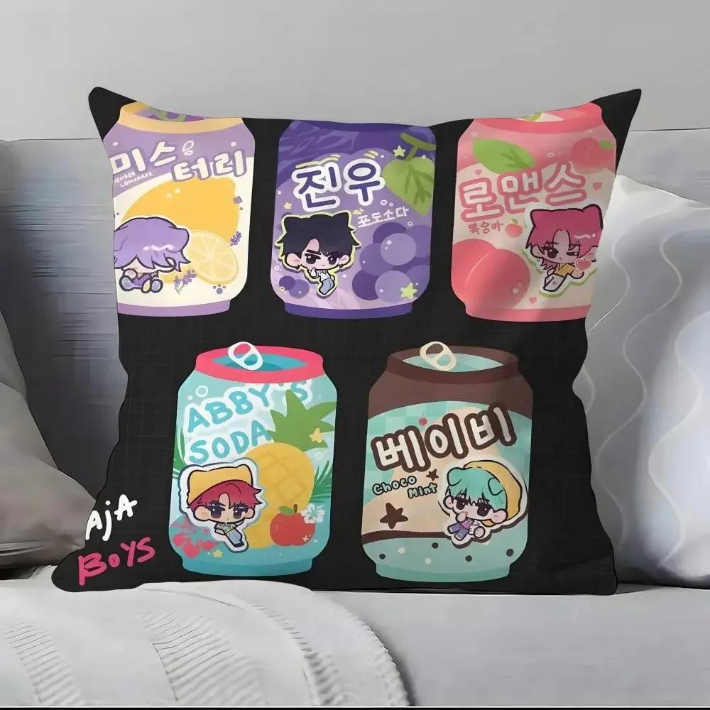 Saja Boys Kpops D-Demon H-Hunters Printed Pillowcase Home Decoration Pillowcase Living Room Sofa Decoration Pillowcase