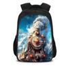 3pecs/set Santa Says 67 Meme 6 7 Christmas Six Seven Rucksack for Teenage High School Sling Tote Meal Bag Pencil Pouch