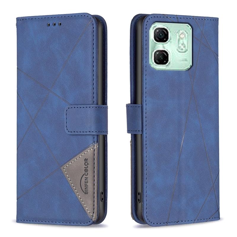 For Infinix Smart 9 Case Smart9 Etui Solid Color Leather Wallet Phone Cover on For Infinix Smart 9 X6532 Magnetic Case Fundas
