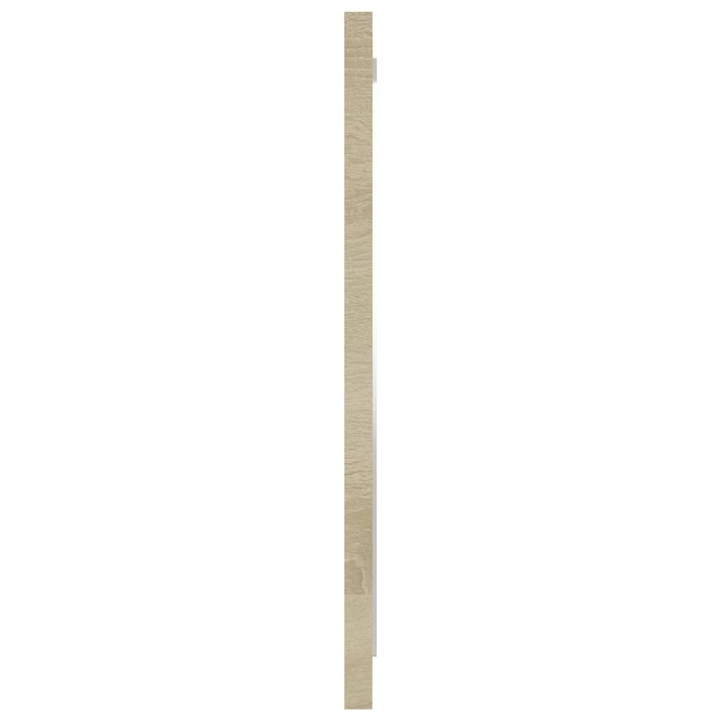Bathroom Mirror Sonoma Oak 40 x 1.5 x 37 cm Wood Based Material