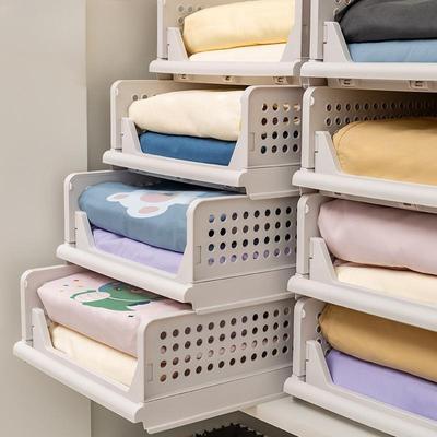 Šatní skříň Vrstvený organizér List Kryt přikrývky Zásuvka Úložný box Oddělovací Vytahovací Skládací Koš Třídící box