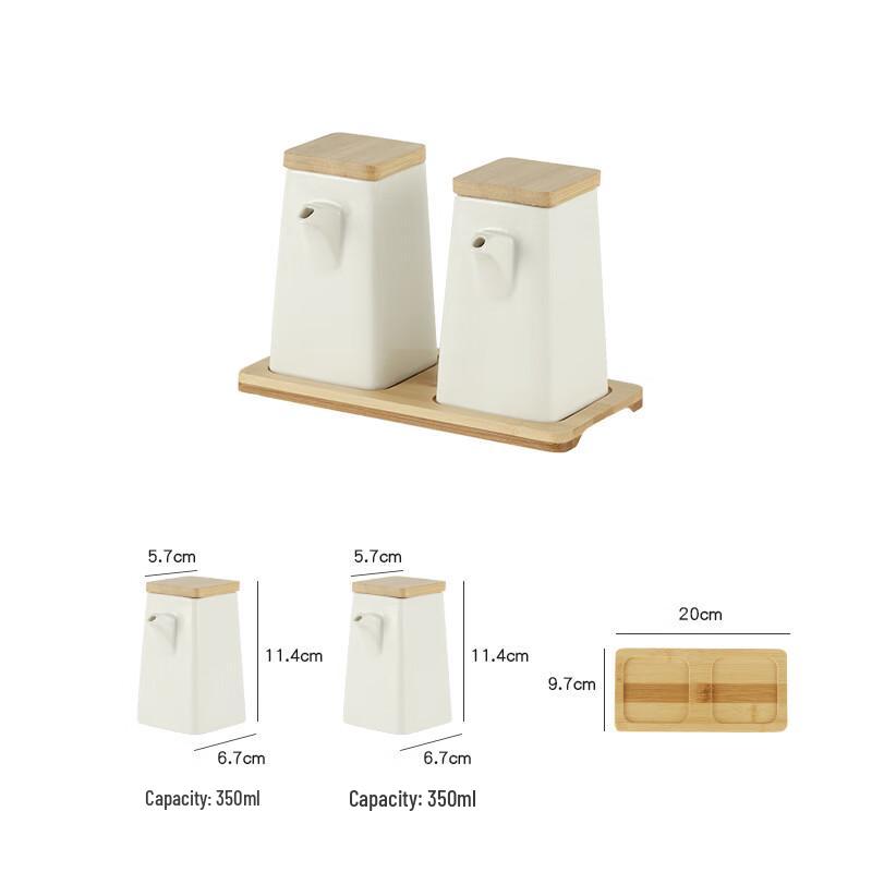 LISM Kitchen Condiment Dispenser Set