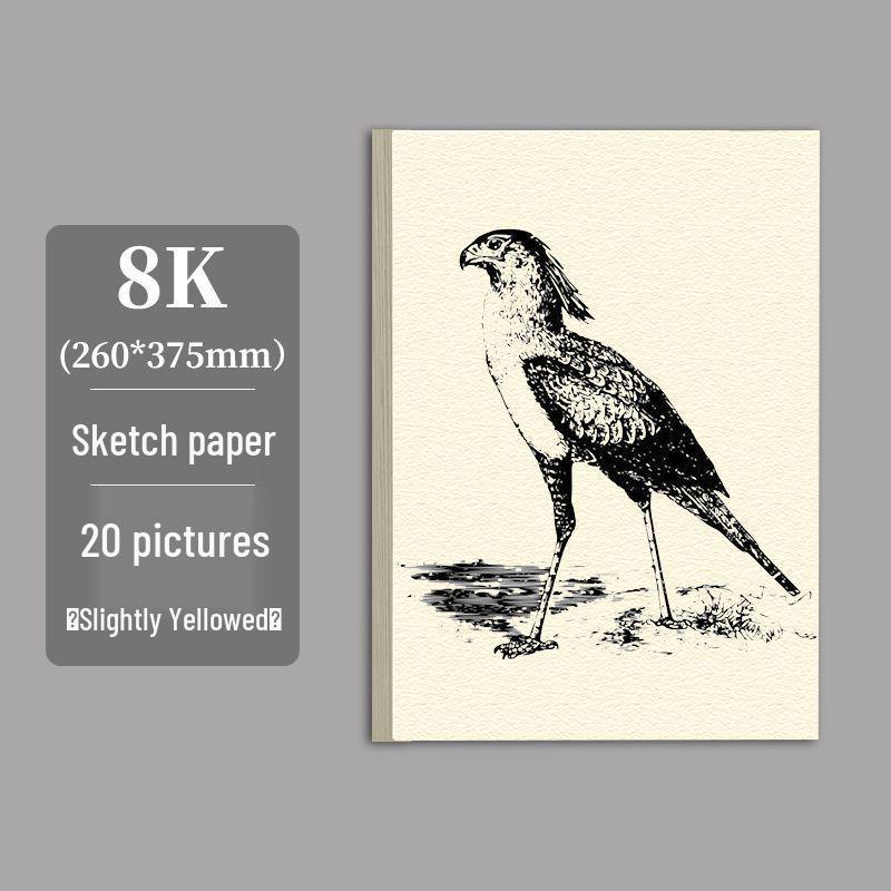 

Папір для ескізів 4K та 8K, акварелі, акрилу, гуаші та малювання формату А4