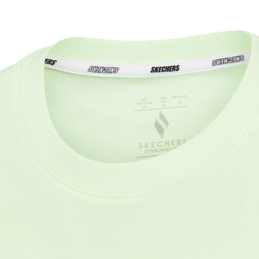 Skechers Go Dri Outdoor Sports Breathable Pullover Knitted Short Sleeve Quick Dry T-Shirt Women Tops P226W066-004B