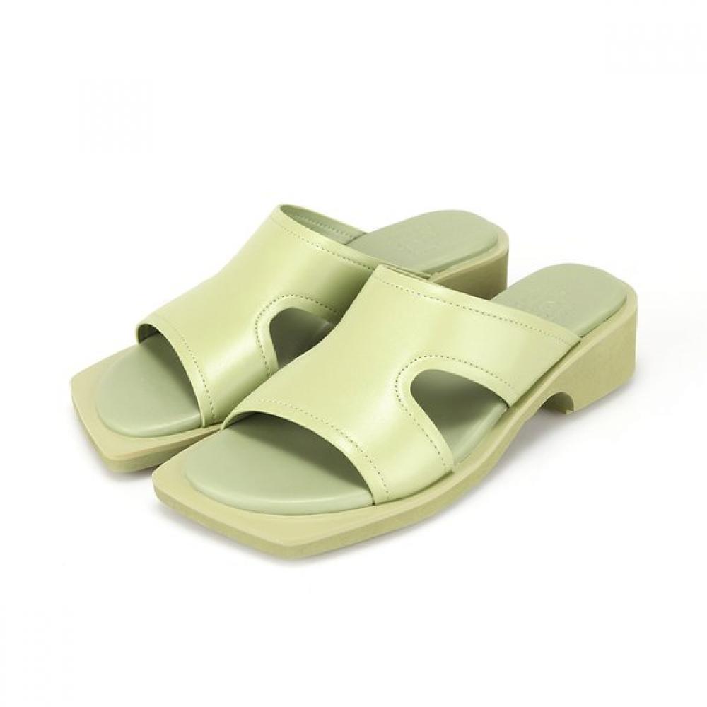 Barbara LeaTher One Color Point Signature The Flat 4cm Mule 3 Colors Bbj392