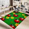 1 Stück Marienkäfer Blumen Extra Groß Rutschfester Teppichboden, Büro, Familie, Schlafzimmer, Studio - Großer TeppichJ0331