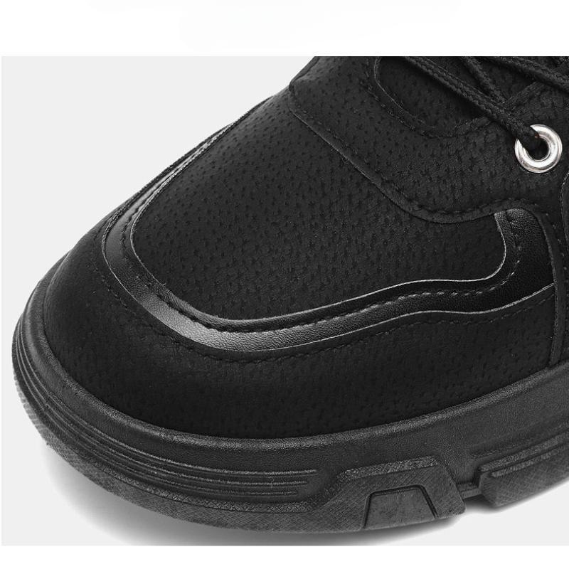 Høye sko, Herrestøvler, Internettkjendis Koreansk Stil Trendy Arbeidsklær Korte Støvler, Sportssneakers