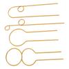 4pcs Plant   Rust Proof Stylish Metal Climbing Plant   for Home Garden Potted Plant