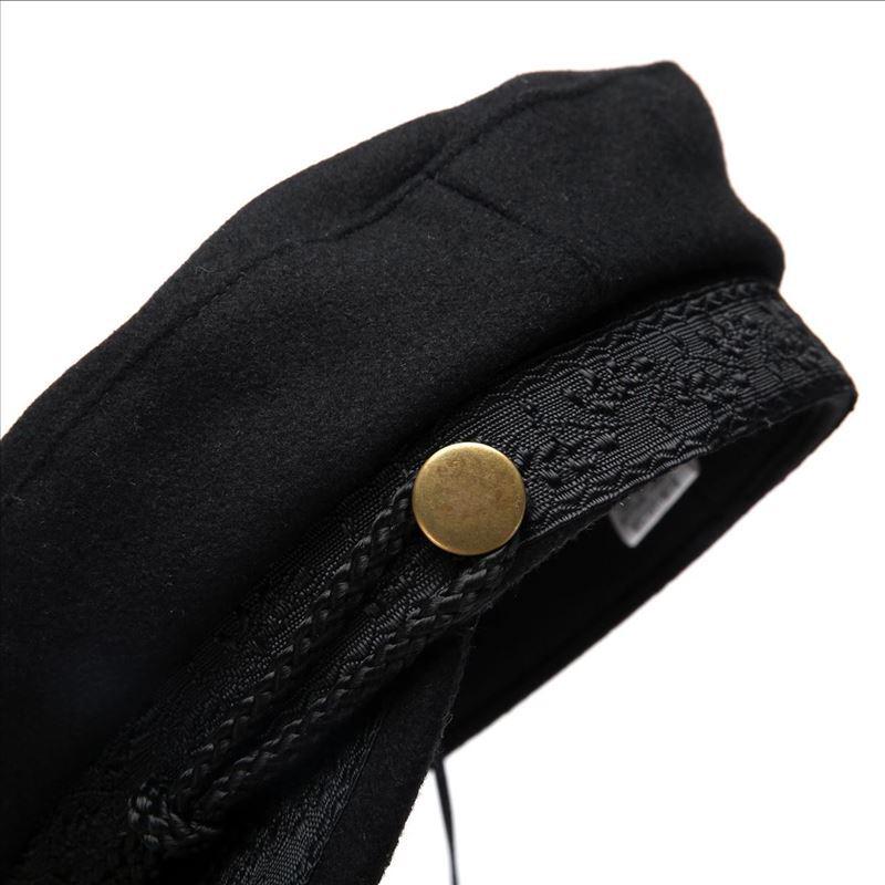Casquette style marin pour femme - Fond plat, Mode décontractée, Grande taille, Coupe pour petite tête
