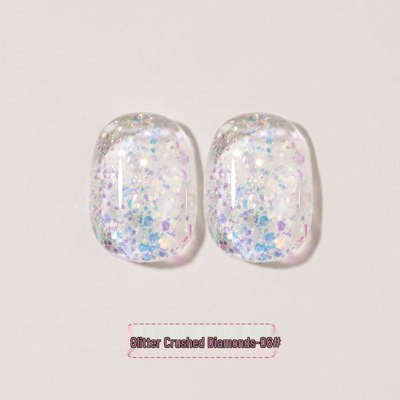 

2024 Супер Вспышка Серебряный Бриллиантовый Глиттер Гель-лак для Ногтей