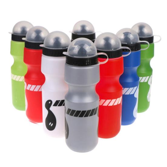 Outdoor Cycling Hiking Camping 750ml PC Plastic Water Bottle Sports Kettle with Dust Cover