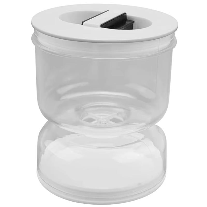 

Leak Proof Preserving Jar with Strainer Dry Wet Separation Storage Container for Cucumbers Pickles and Fermented Foods
