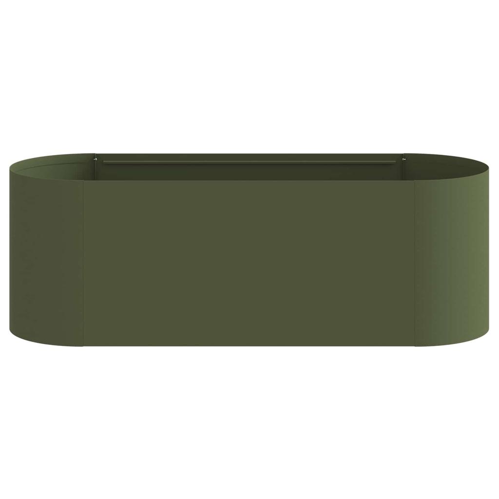 Raised Garden Bed Olive Green 120 X 40 X 40 Cm