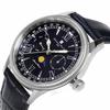 [Salvatore Marra] Watch Moonphase Multi-Calendar 5 ATM Water Resistance Business Formal Men's Leather Belt Limited Edition Silver Blue