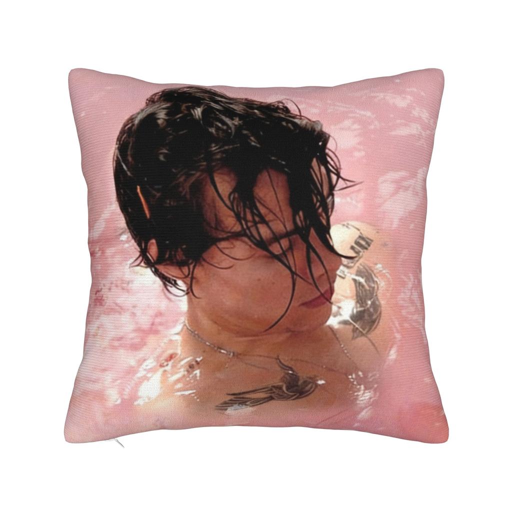 Kiss All The Time Disco Pillowcase Polyester Cushion Cover Gift Harrys Music Styles Pillow Case Cover Home Zippered cm