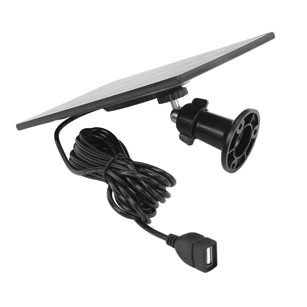 3W Monokrystaliczny Panel Solarny do Kamery Bezpieczeństwa Zewnętrznej 5V Ładowarka Solarna do Kamery z