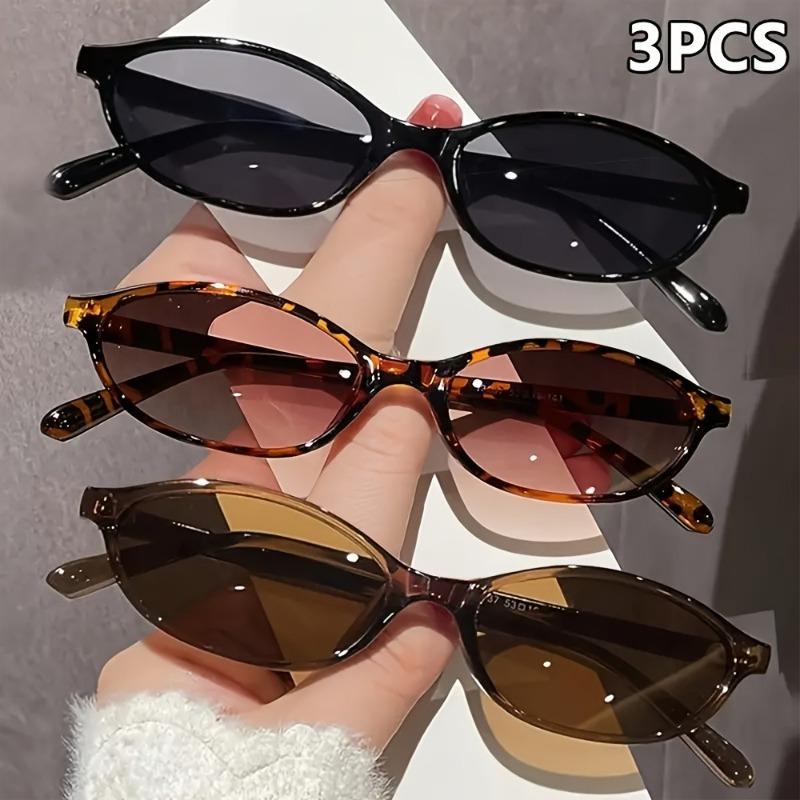 3 Pairs of Summer Women's Fashion Glasses Women's Glasses Suitable for Daily Decoration and Pography in Summer