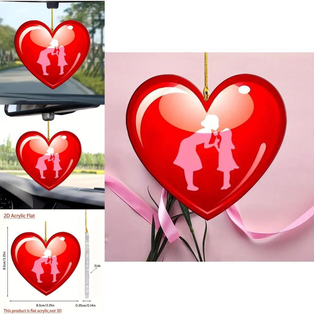 Acrylic Mothers Cheerful Day Car Decor Bright Cartoon Pendant For Vehicle Your