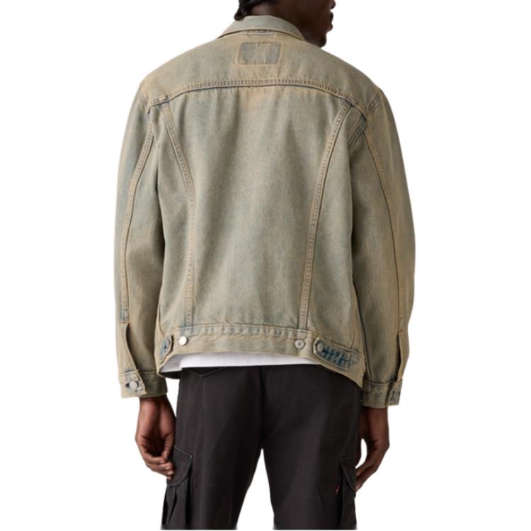 Levis American Comfortable Simple Versatile Single Button Long Sleeve Denim Jacket Men Jackets A5782-0073