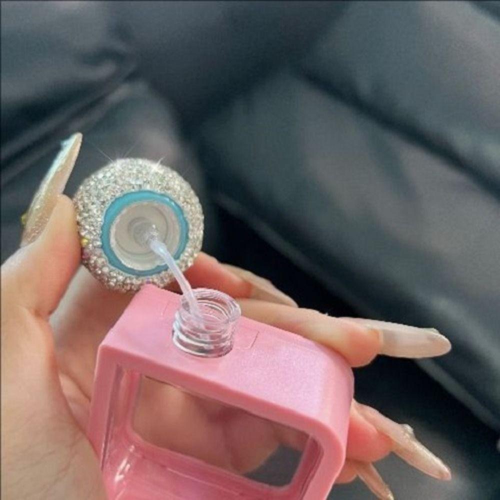 Creative Rhinestone-encrusted Spray Bottle Refillable Empty Perfume Bottle  Handicraft