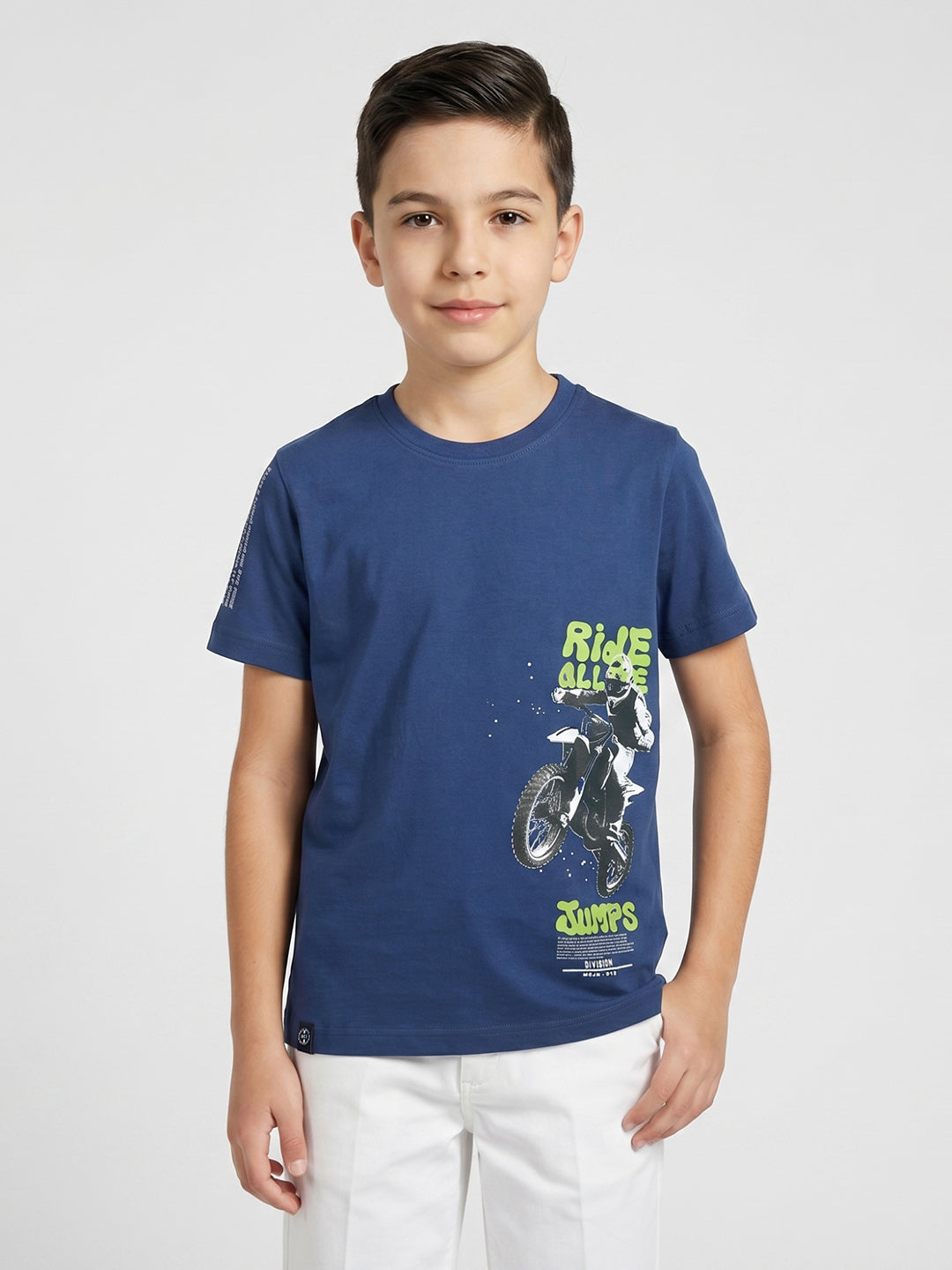 Monte Carlo Boy Regular Fit Navy Blue Tshirt 4-5 Years