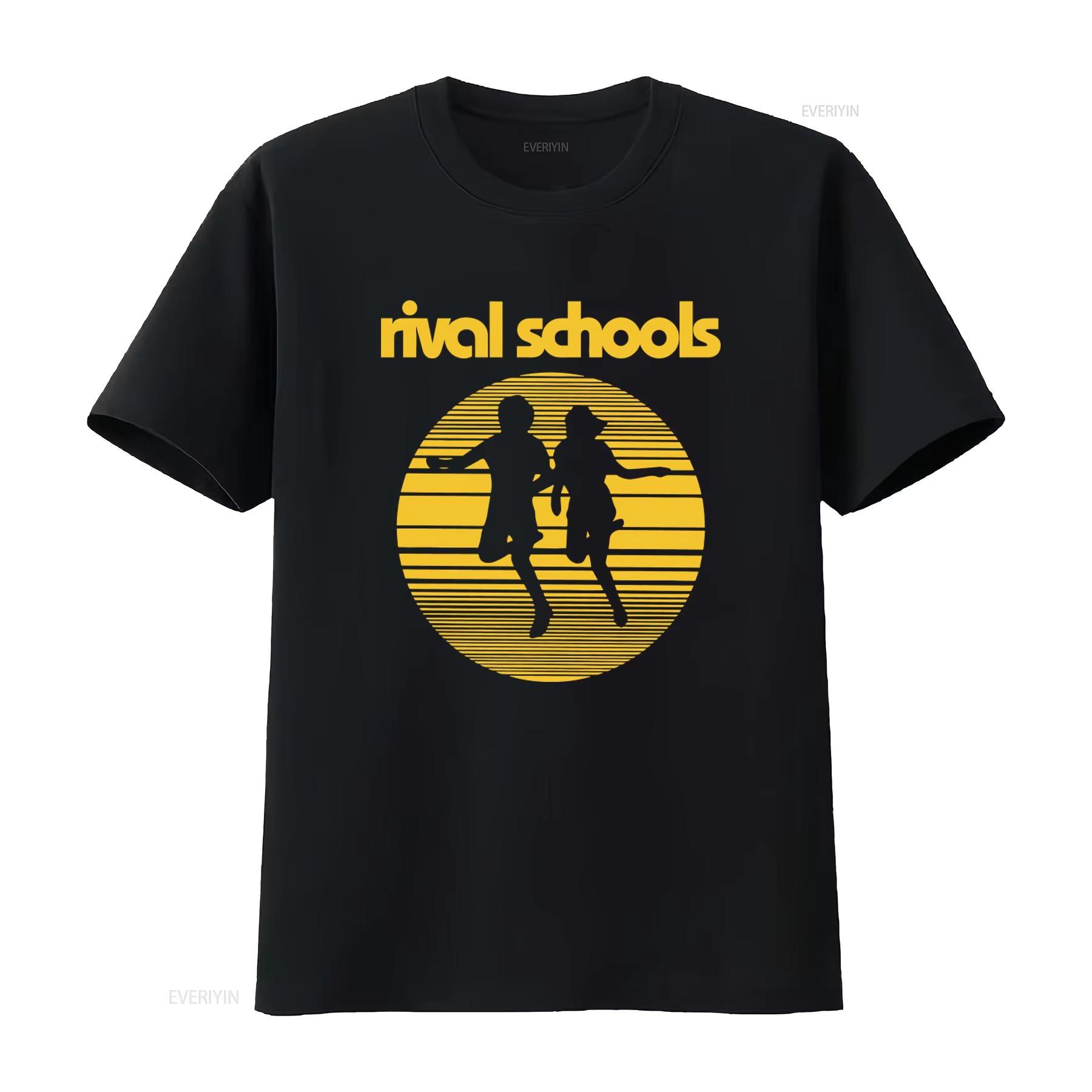 Vintage 90s Rival Schools Band T Shirt for Retro Style vintage Washed streetwear Comfortable Casual Soft fashion homme Stylish M