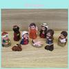 Nativity Scene Resin Decor With Jesus And Angel For Religious Holiday Celebrations And Gifts