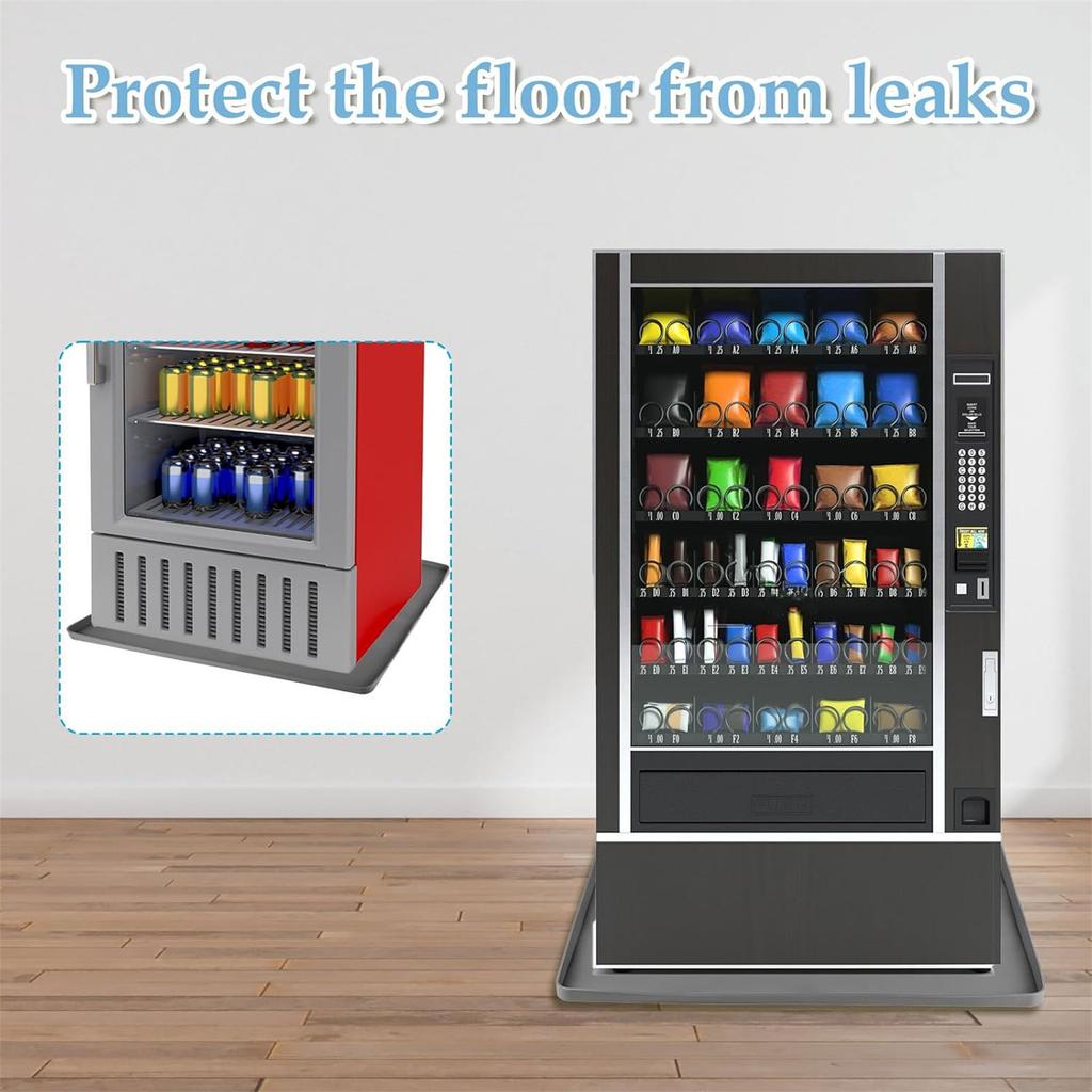 23.62x23.62in Silicone Drip Pan Easy To Clean Waterproof Refrigerator Floor Protector Mat Suitable for Small Fridge Use