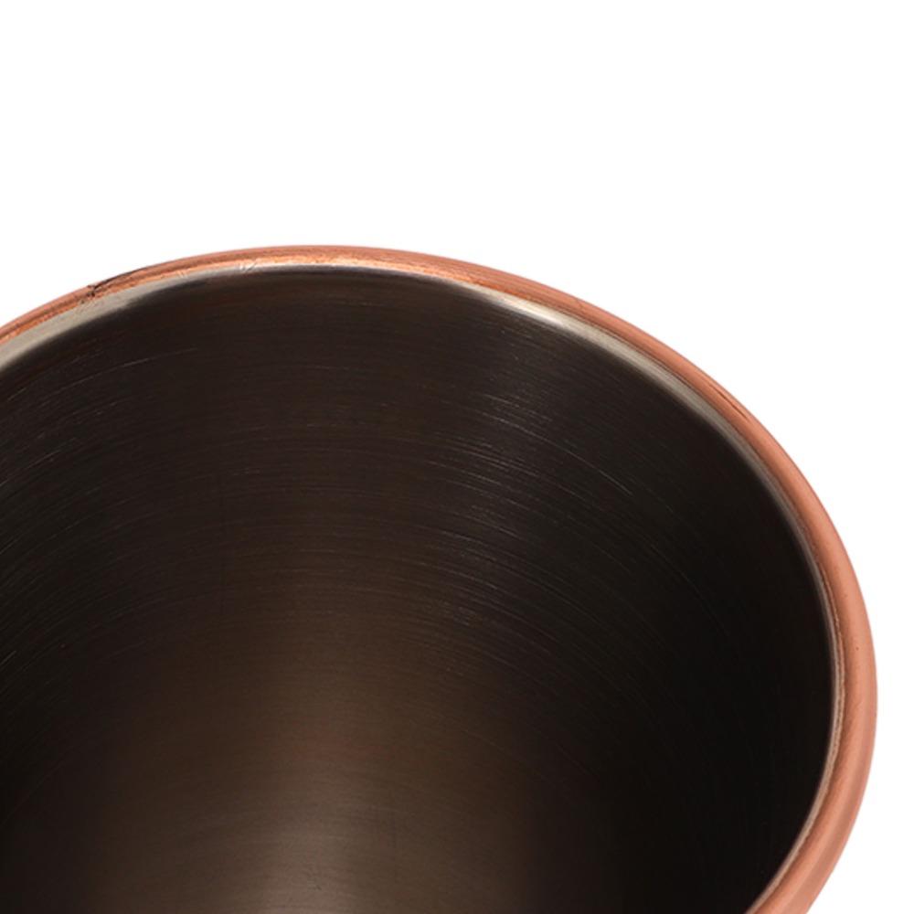 2pcs Rose Gold Mint Julep Cup Beaded Stainless Steel Cocktail Glasses Metal Drinking Glasses Party