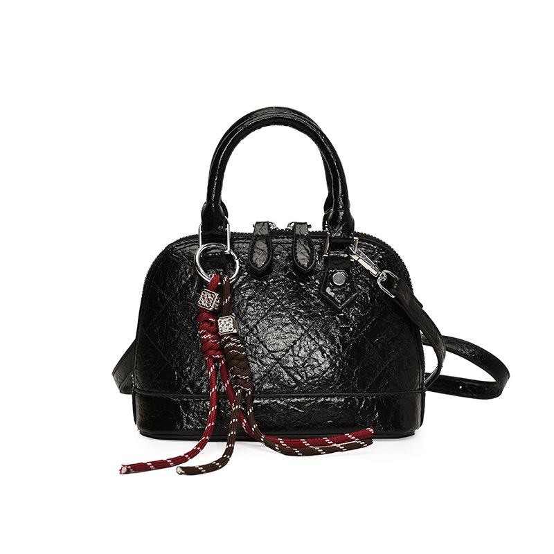 

Сумка из мягкой кожи Женская новая сумка-мессенджер Сумка-тоут Универсальная модная сумка чёрный